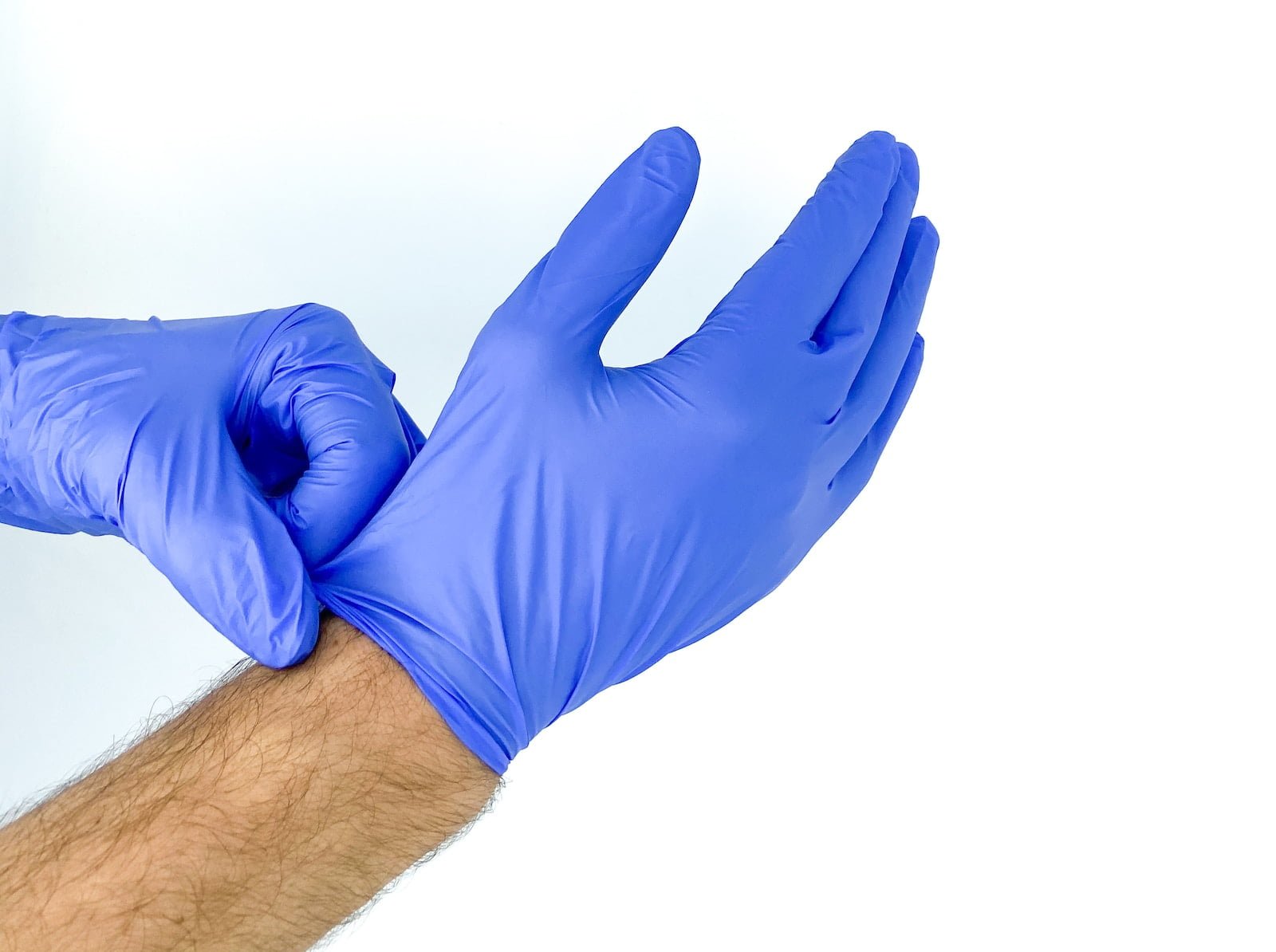Blue Nitrile Disposable Gloves (Pack of 100) - Image 2